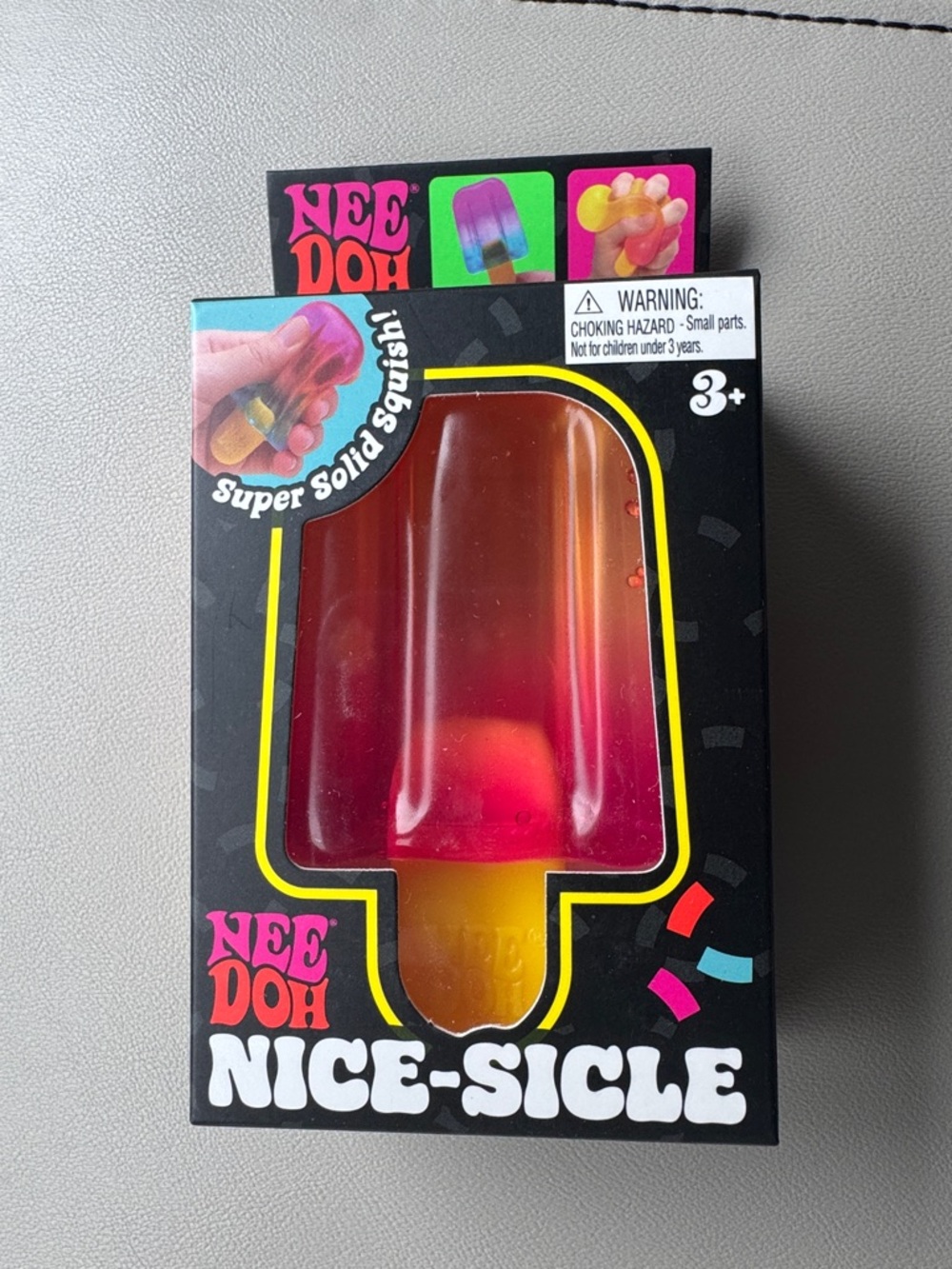 Kids Nice-Sicle Popsicle Squishy Toy - Pink & Orange